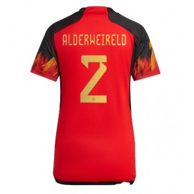 Damen Fußballbekleidung Belgien Toby Alderweireld #2 Heimtrikot WM 2022 Kurzarm